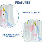 Baby Essential Multipurpose Blanket for Baby (Unicorn)